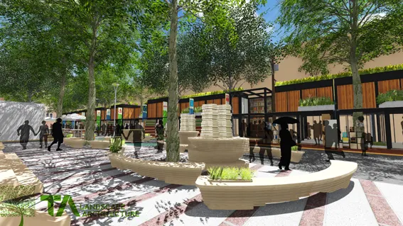 Phương án thiết kế đô thị không gian vỉa hè tuyến Đường sách Nguyễn Văn Bình (Quận 1, TPHCM)