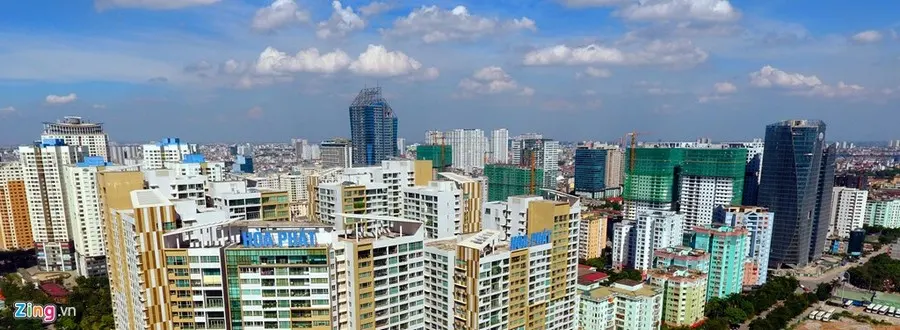 Hà Nội đang dày đặc nhà cao tầng