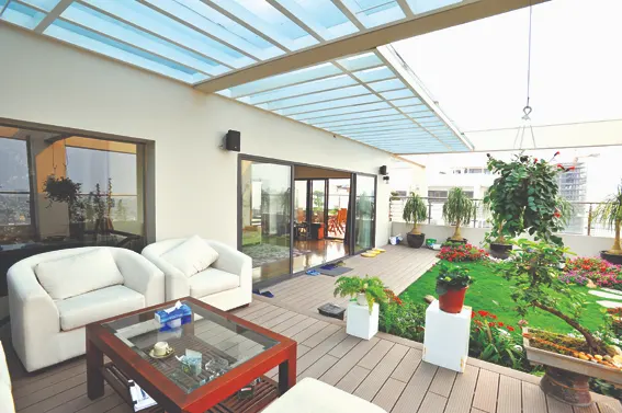 Không gian căn hộ Penthouse, chung cư Hapulico, Hà Nội