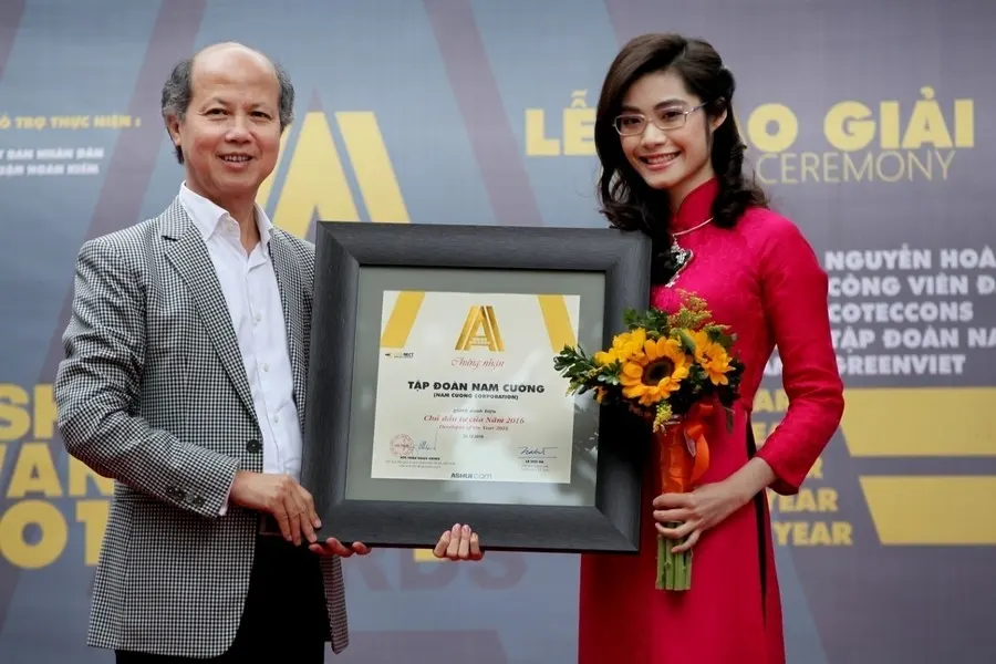 Tập đoàn Nam Cường xuất sắc nhận giải chủ đầu tư 2016