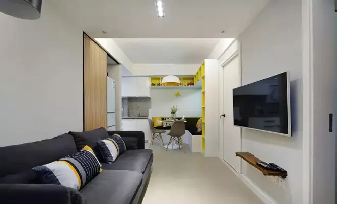 Căn hộ chỉ 48 m2 nhưng thoải mái cho 4 người