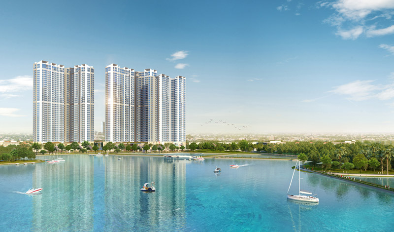 Sống sang đúng điệu cùng nhà đẹp ven hồ