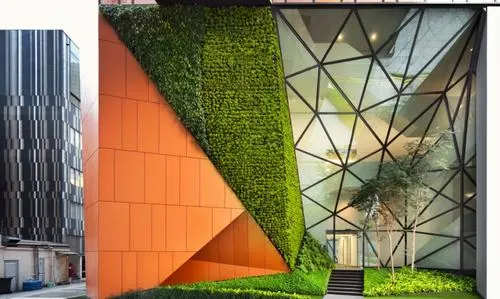 Không gian văn phòng xanh hiện đại tại Singapore