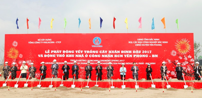 Viglacera xây nhà ở cho 4.000 công nhân khu công nghiệp Yên Phong