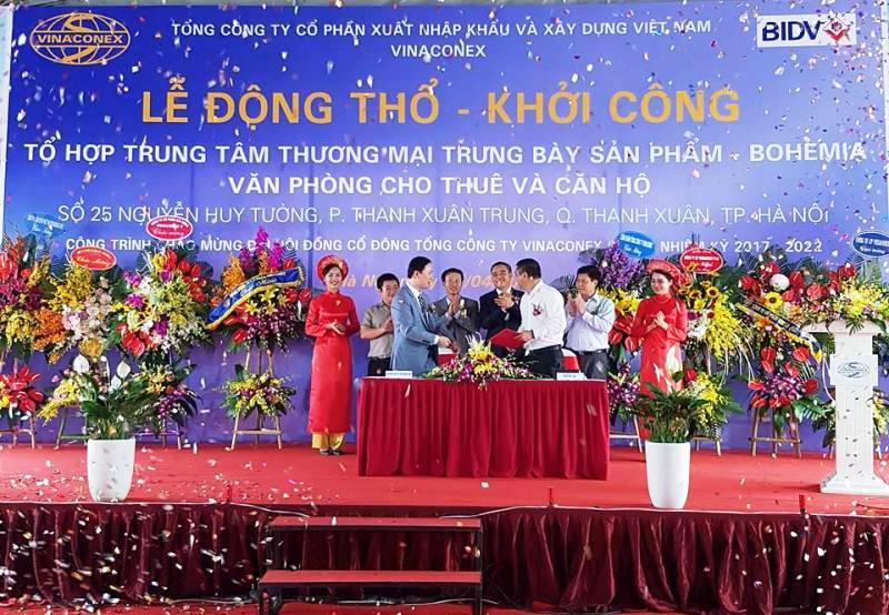 Vinaconex khởi công tòa tháp 33 tầng tại quận Thanh Xuân