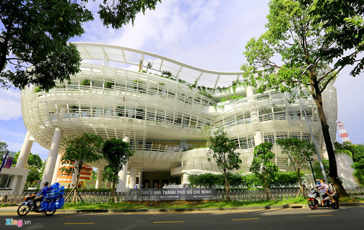 Nhà thiếu nhi gần 200 tỷ đồng có hình chiếc thuyền ở TP HCM