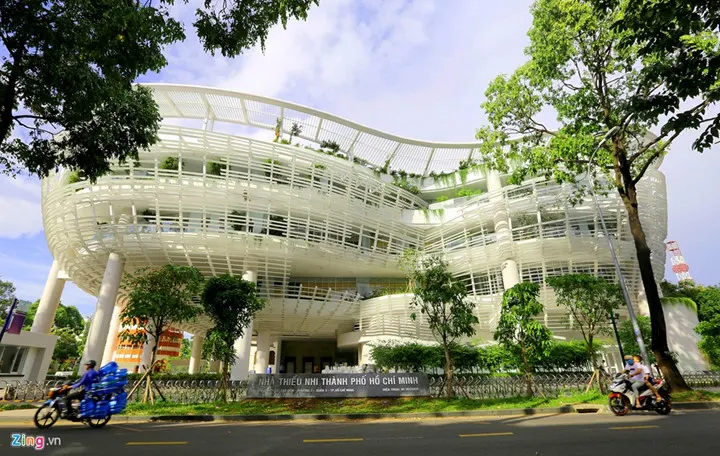 Nhà thiếu nhi gần 200 tỷ đồng có hình chiếc thuyền ở TP HCM