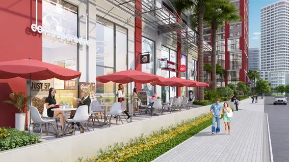 Ha Noi Paragon: Xanh trong tầm mắt