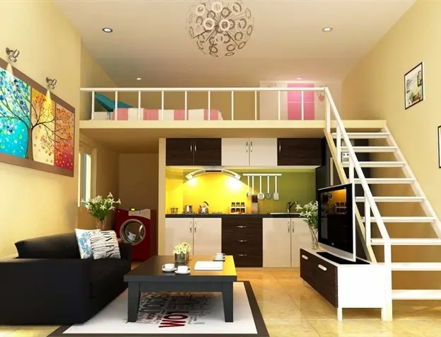 Cách bố trí gác lửng cho nhà thêm thoáng mát
