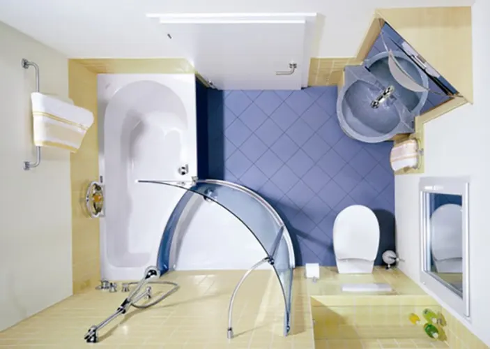 Ý tưởng tuyệt vời cho phòng tắm nhỏ