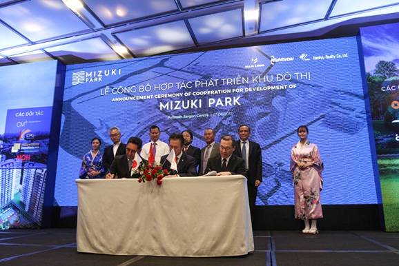 Nam Long cùng 2 đối tác Nhật Bản phát triển dự án Mizuki Park
