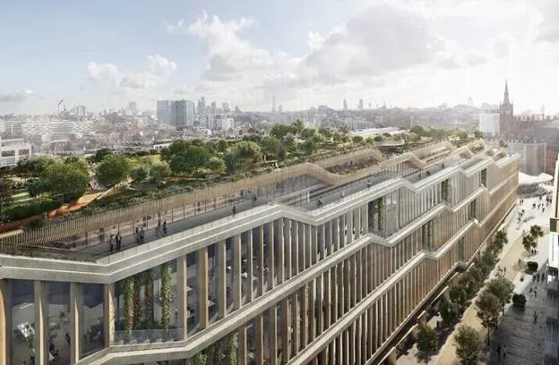 Google ra mắt tòa nhà xanh khổng lồ ở London