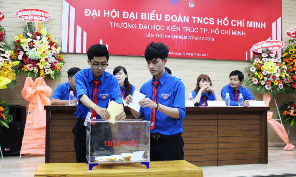 Đại hội đại biểu Đoàn TNCS Hồ Chí Minh trường Đại học Kiến trúc TP.HCM lần thứ XVII, nhiệm kỳ 2017 – 2019