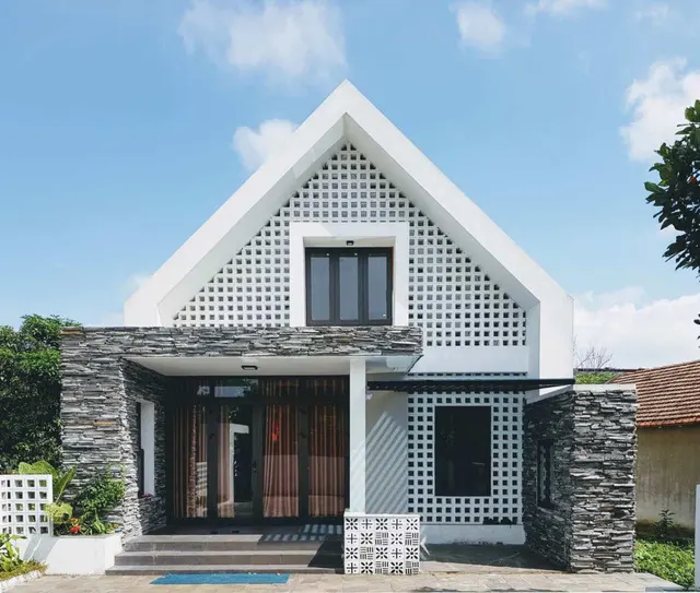 Căn nhà dáng chữ A độc đáo ở Quảng Bình
