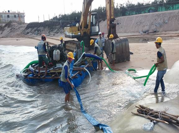 Ống địa kỹ thuật Geotube: Giải pháp tối ưu cho các công trình thủy