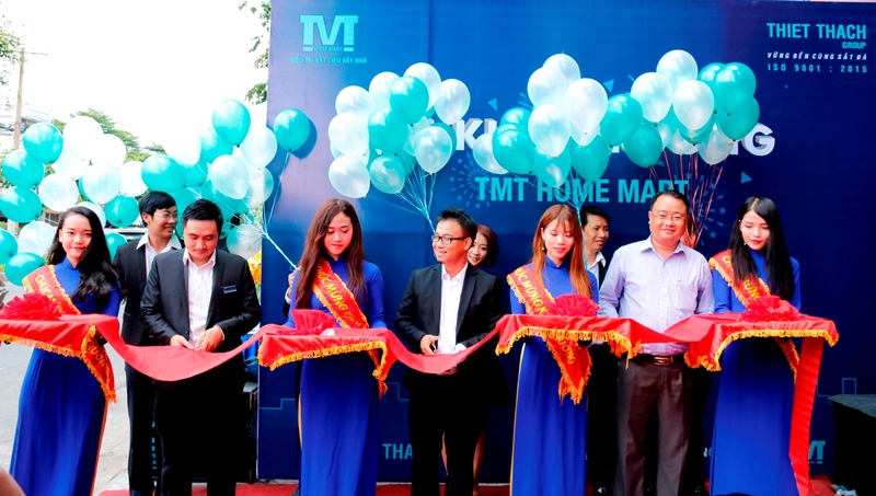 Khai trương siêu thị vật liệu xây nhà TMT Home Mart
