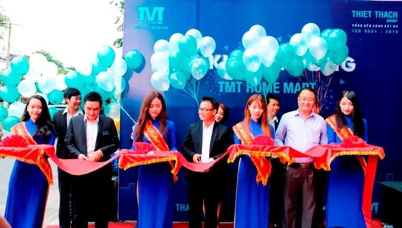 Khai trương siêu thị vật liệu xây nhà TMT Home Mart