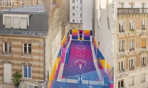 Duperré – Sân bóng rổ đẹp và độc nhất tại Paris