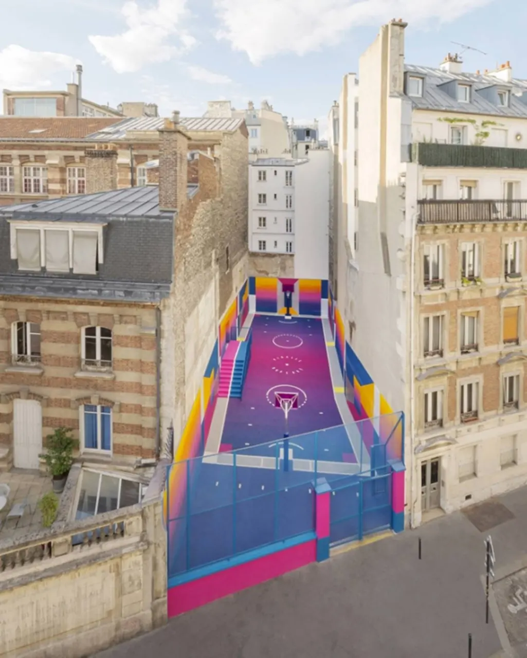 Duperré – Sân bóng rổ đẹp và độc nhất tại Paris