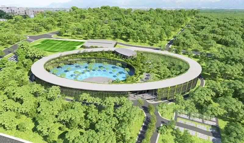 Thi tuyển phương án quy hoạch và kiến trúc công trình Trường THPT Chuyên Vĩnh Phúc