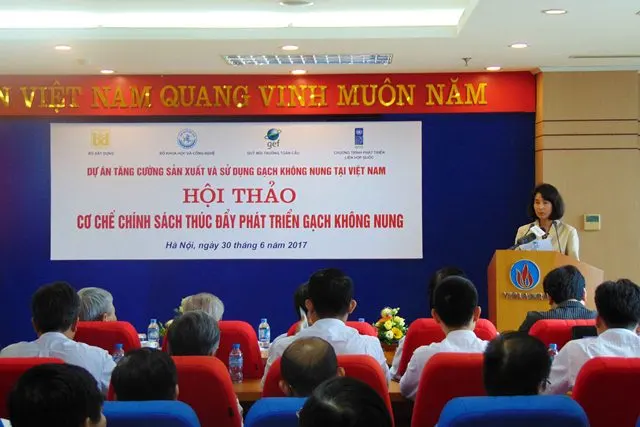 Tăng cường cơ chế chính sách thúc đẩy phát triển gạch không nung