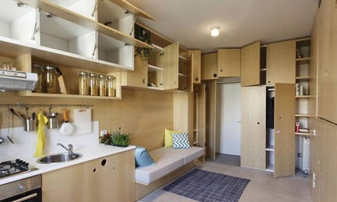 Căn hộ 30 m2 khiến khách bất ngờ vì quá nhiều chỗ để đồ