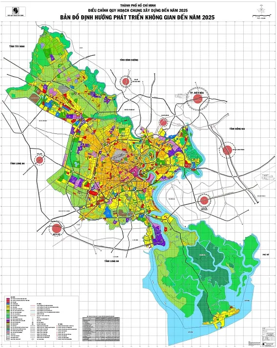 Điều chỉnh quy hoạch chung TPHCM đến năm 2025 đã được phê duyệt
