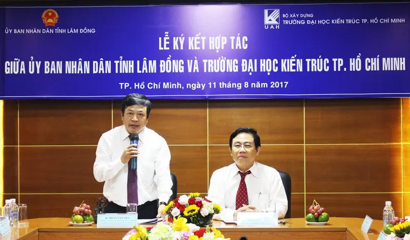 Trường Đại học Kiến trúc TP.HCM hợp tác với tỉnh Lâm Đồng