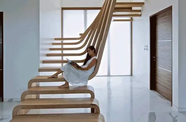 10 thiết kế cầu thang độc đáo từ những vật liệu đẹp