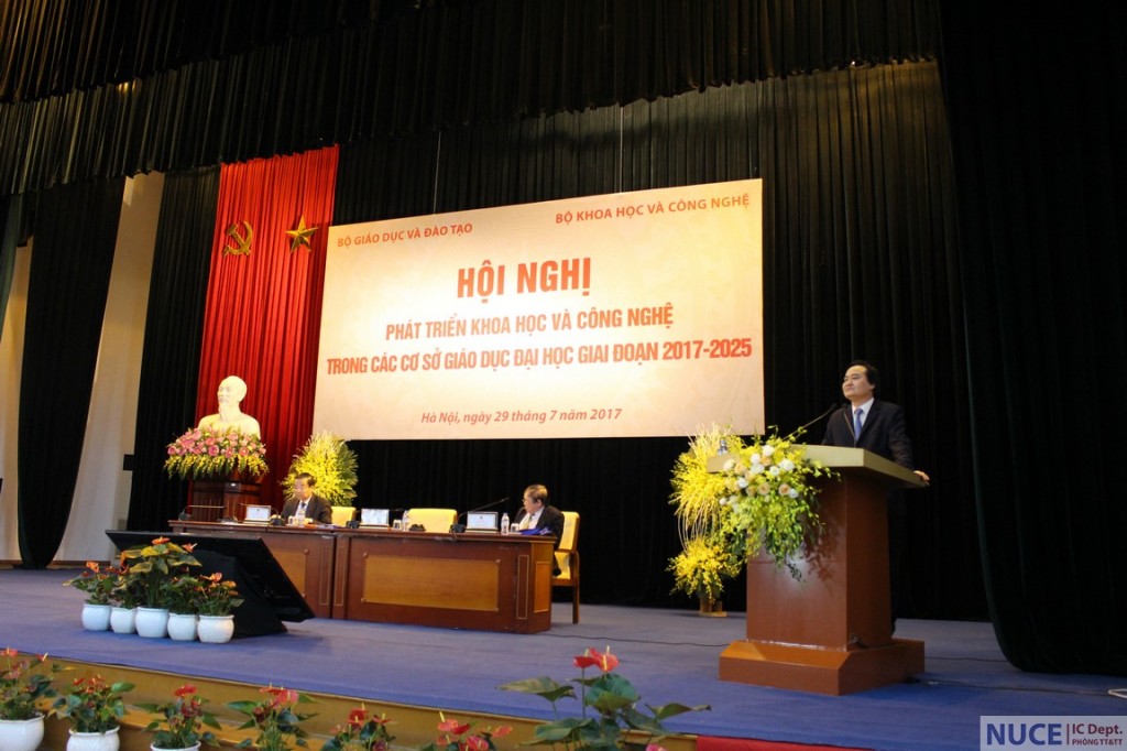 Hội nghị phát triển Khoa học và Công nghệ trong các cơ sở giáo dục đại học giai đoạn 2017-2025