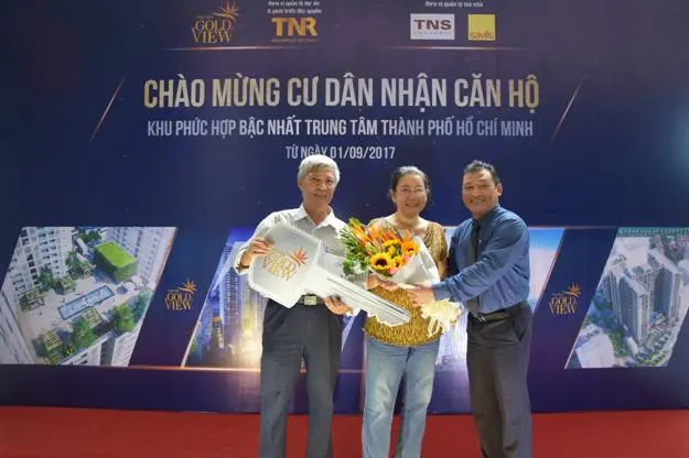 Chính thức bàn giao “tuyệt tác” TNR The Goldview cho khách hàng
