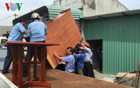 Cưỡng chế 3 công trình xây dựng không phép ở Bà Rịa – Vũng Tàu