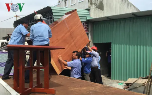 Cưỡng chế 3 công trình xây dựng không phép ở Bà Rịa – Vũng Tàu