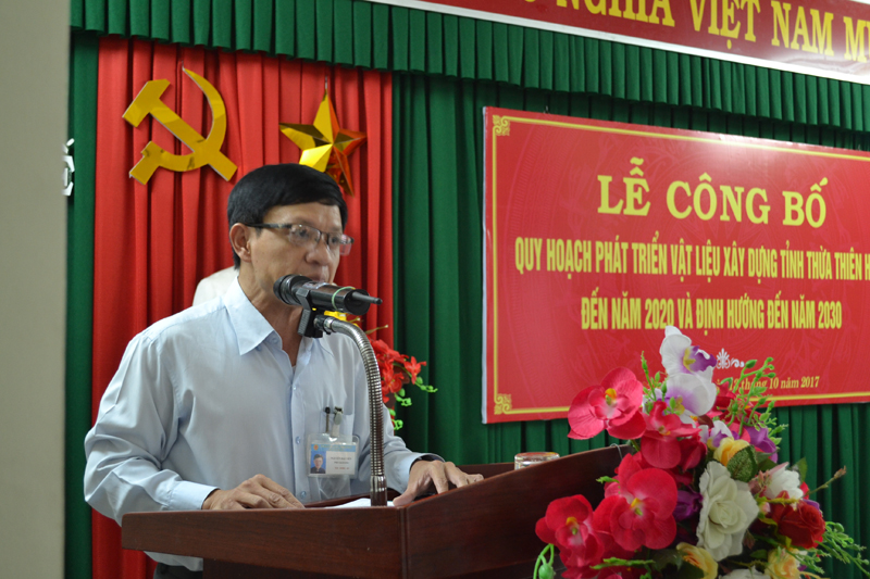 TT – Huế: Công bố quy hoạch phát triển vật liệu xây dựng