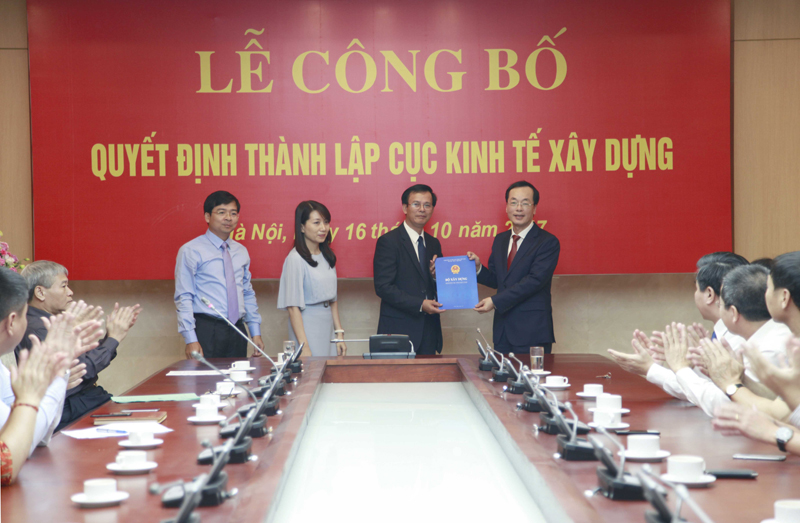 Thành lập Cục Kinh tế xây dựng