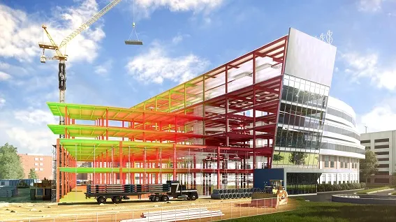 Mô hình thông tin số công trình trên nền tảng BIM với các thông tin về kết cấu tích hợp