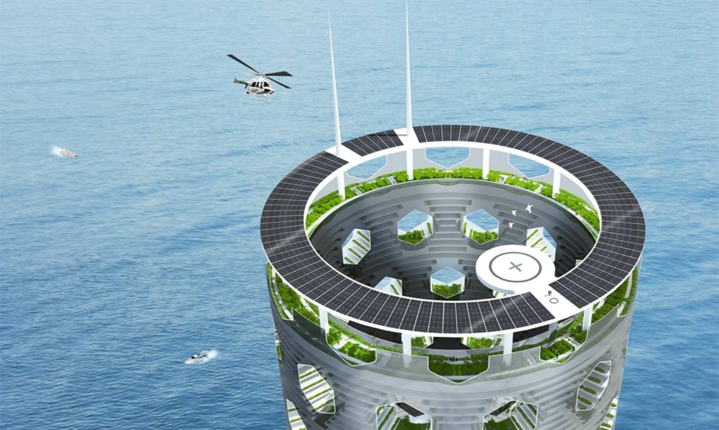 Solar Vertical City với kiến trúc khép kín của tương lai