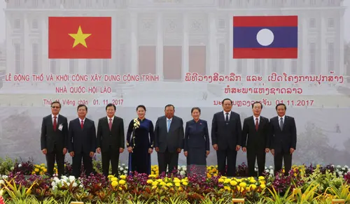 Khởi công Nhà Quốc hội – công trình biểu tượng cho mối quan hệ đặc biệt Việt-Lào