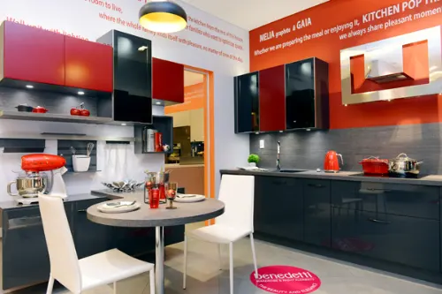 Showroom 500 m2 trưng bày nội thất Mobalpa, Benedetti