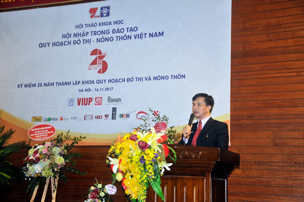 Hội thảo “Hội nhập trong đào tạo Quy hoạch Đô thị Nông thôn Việt Nam” chào mừng Kỷ niệm 25 năm thành lập Khoa Quy hoạch Đô thị và Nông thôn