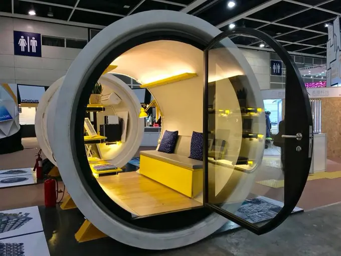 Căn hộ đủ tiện ích trong ống cống ở Hong Kong