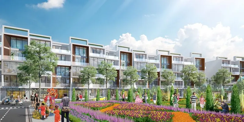 Nhà phố thương mại “âm thầm” hút khách cuối năm