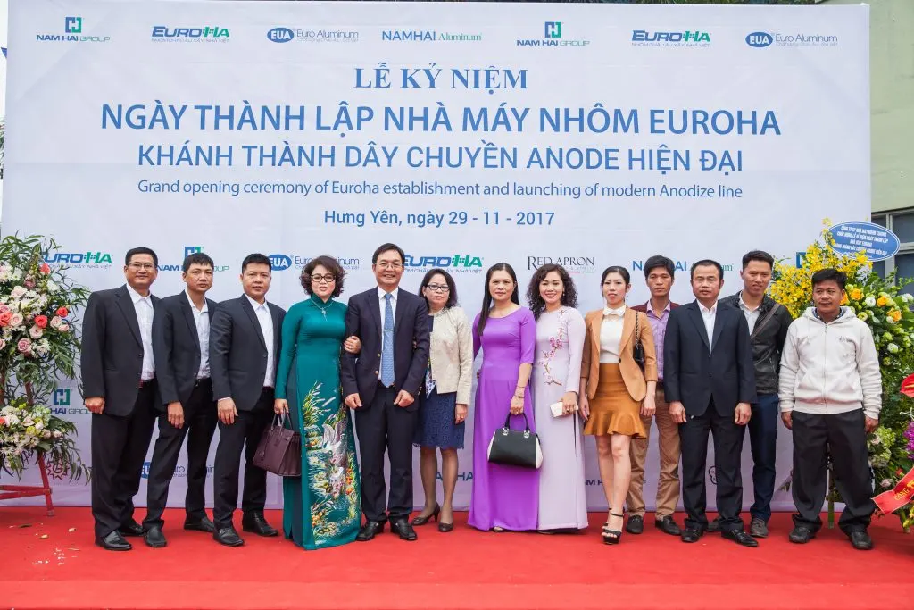 Euroha tưng bừng kỷ niệm ngày thành lập nhà máy – Khánh thành dây chuyền Anode hiện đại