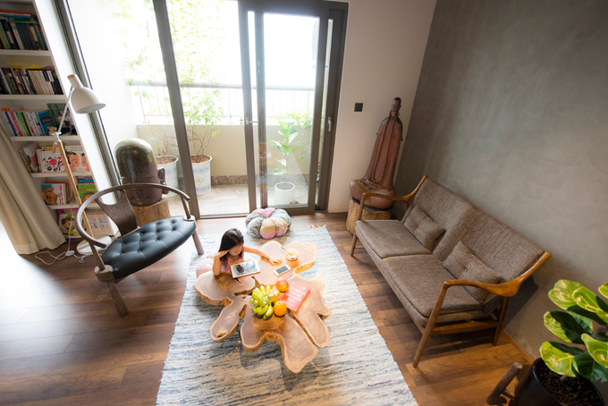 Căn hộ Hà Nội 68 m2 đón nắng gió ở mọi góc sau khi sửa