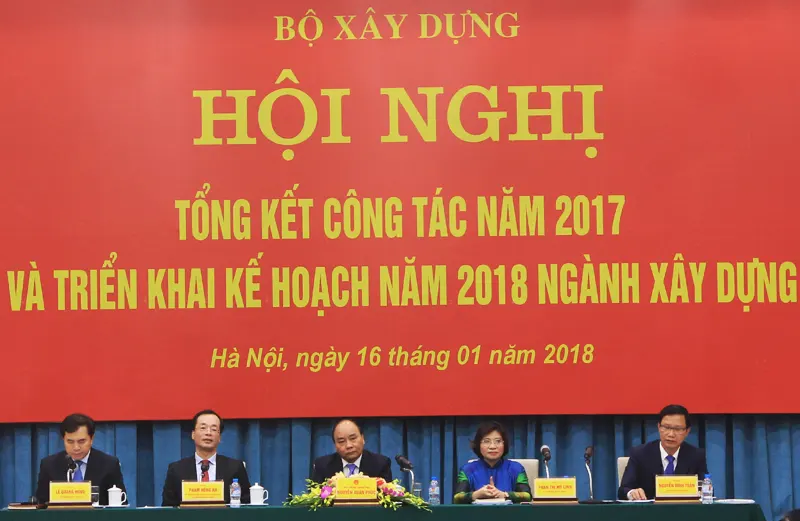 Thủ tướng dự và chỉ đạo Hội nghị tổng kết Bộ Xây dựng