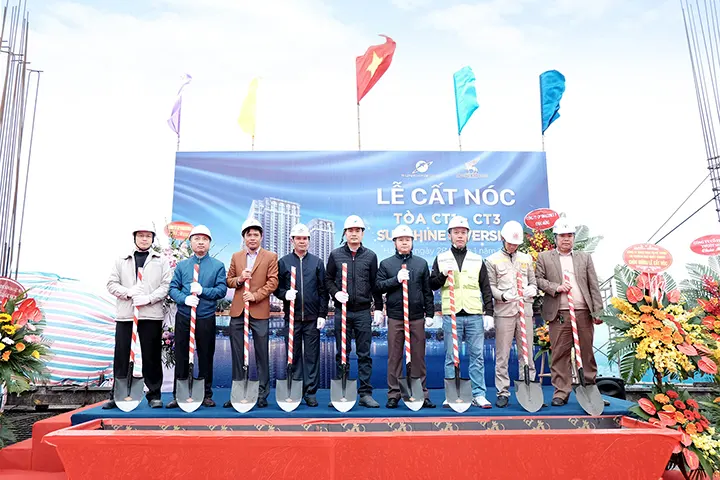 Tưng bừng lễ cất nóc Dự án đẳng cấp 5 sao Sunshine Riverside