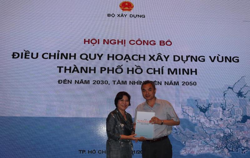 Bộ Xây dựng: Công bố điều chỉnh quy hoạch vùng TP Hồ Chí Minh