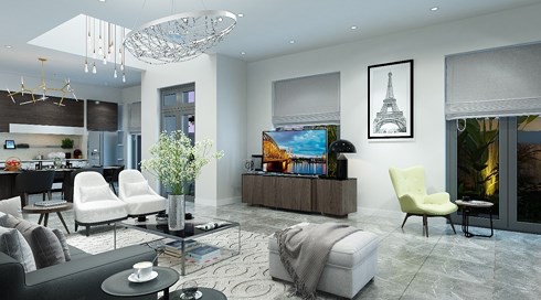 Căn biệt thự phong cách Hy Lạp của “quý cô công sở“