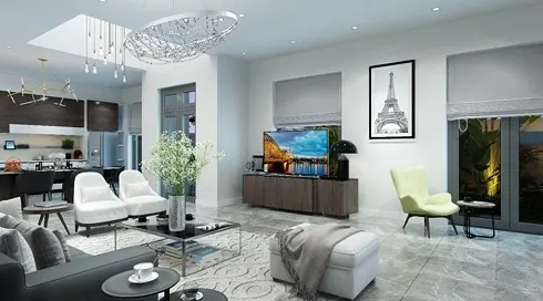 Căn biệt thự phong cách Hy Lạp của “quý cô công sở“