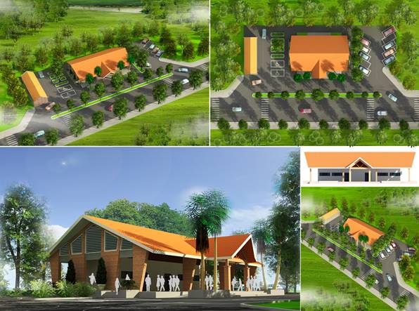 Thiết kế điển hình trạm dừng nghỉ ven đường quốc lộ